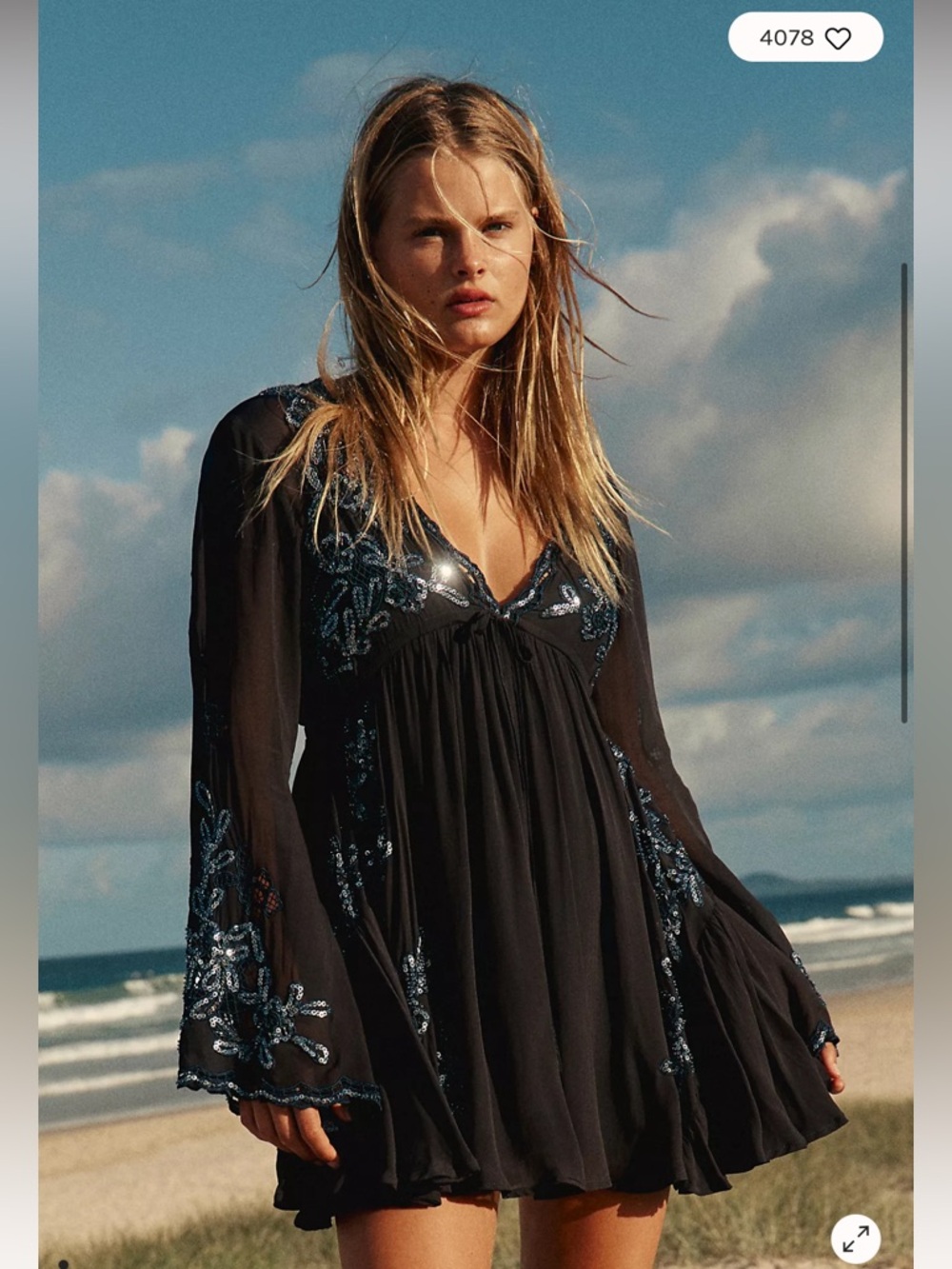 Free People Lita Mini Dress Sz XS